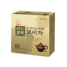다농원 보이차 100T 침출차 티백, 0.6g, 100개입, 1개