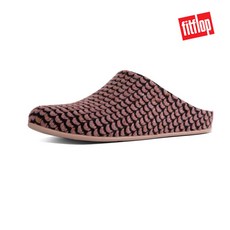핏플랍 [FITFLOP] 정품 크리시 니트 로즈핑크 N26-638 뮬 슬리퍼 블로퍼