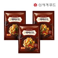 올반키친 꿔바로우 1.2kg x3팩, 3개