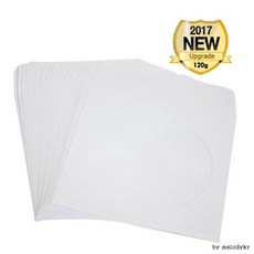멜로디 CD DVD용 흰색 종이케이스 100매 x 2p, 100매 x 3p