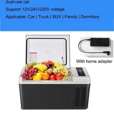 가정용 이중 사용 자동차 냉장고 미니 소형 냉동고 12V 24V 트럭 18 리터 냉장 자동차, Package 4