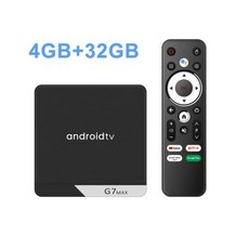 G7 Max 스마트 TV 박스 안드로이드 11 Amlogic S905X4 미디어 플레이어 1000M 1 4K HDR 10 듀얼 와이파이 2.4G5G BT5.0 USB3.0 4GB, 4) Eu 플러그 - 4GB 32GB - usb미디어박스