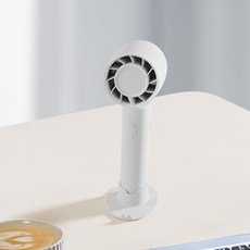 고속 휴대용 미니 손 선풍기, 화이트
