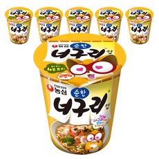 너구리 컵 순한맛 63g, 6개
