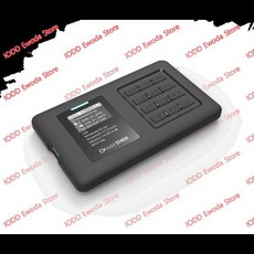 NAS 시놀로지 SYNOLOGY 하드디스크 나스 IODD ST400 25 인치 인클로저 USBC 부팅 가능한 가상 ODD 및 HDD AES256 암호화 최대 76 자리 쓰기 보호