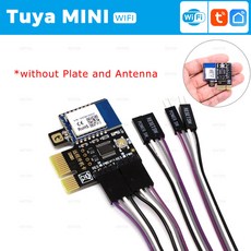 Tuya eWeLink 와이파이 컴퓨터 전원 리셋 스위치 PCIe 카드 앱 리모컨 PC 데스크톱 컴퓨터 지지대 알렉사 구글 홈용, 2) Tuya MINI, 1개