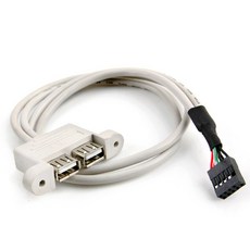 USB2.0 9핀 2포트 확장 브라켓 BE937