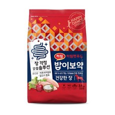 하림펫푸드 반려견 전연령 밥이보약 건식사료 건강한장, 3.4kg, 닭, 3개