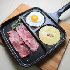 키친아트 국내산 3구 콤비팬 27cm(일반), 직경270mm