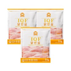 미트리 IQF 생닭안심살 3팩, 1kg, 3개