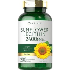 칼라일 해바라기 레시틴 2400mg 200 소프트 젤 p13, 1개, One Color, 200정