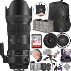 Sigma 70-200mm f2.8 DG OS HSM Sports Lens for Nikon F + Sigma USB Dock with Altura Photo Advanced Ac, 상세 설명 참조0
