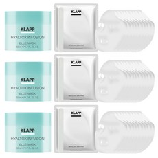 [공식][2+1] 클랍 히알톡스 인퓨젼 블루 마스크 3개+모델링 밴디지 30장+스파출라 3개