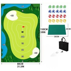 골프다트 스윙 연습기 교정 접이식 패드 게임