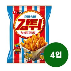 [더가온] 농심 감튀 레드칠리맛 60g 4입