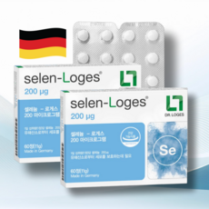 2통/200mcg 독일 닥터로게스 무기 셀레나제, 2개, 60정