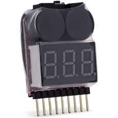 [해외 직배송] RC 리포 알람 워너 1S - 8S 온 보드 LED 버저 여름 배터리 보호기 비퍼, 단일옵션