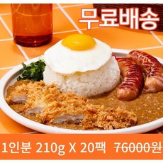 삼일카레 삼일카레 210g 1인분 X 20팩 1팩