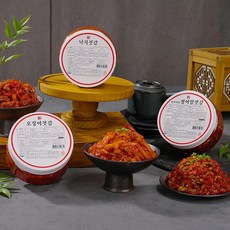 일품일미 모둠젓갈 3종(오징어+낙지+씨앗비빔청어알)/총 1.5kg, 1개
