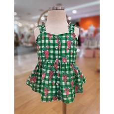 프랜치캣포도나염블라우스