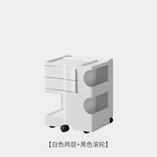 B-Line보비트롤리 Boby Trolly 트롤리 이동, 화이트이중+블랙롤러