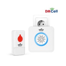 디엠콜 DR-830RT 콘센트형 중단거리 무선 차임벨, 1세트