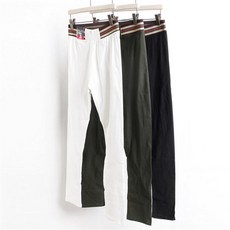 알파룩W098L804 배색 밴드 스키니 팬츠 SY