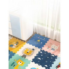 층간소음매트 셀프시공 유아 거실 복도 놀이방 매트, 양면 알파벳 6개 60x60x1.5cm, 1개