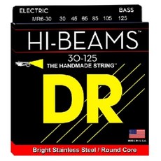 DR HI-BEAM 30-125 6현 베이스 스트링, 1개