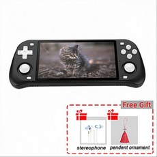 POWKIDDY 40000 + 게임 레트로 HD 휴대용 콘솔 5.0 인치 IPS 스크린 3D 로커 오픈 소스 시스템 RGB10 Max2 2023, Black02+256G 40000 GAMES