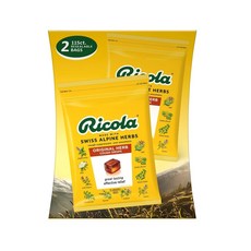 리콜라 Ricola 더 오리지널 네츄럴 허브 코프 드롭 캔디 130개입 2팩, 2개, 1g