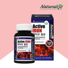 네추럴라이즈 액티브 철분, 100정, 1개