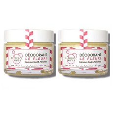 CLEMENCE VIVIEN 데오드란트 밤 제라늄 팔마로사 50g x2개, 2개