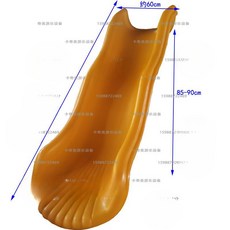 야외 오두막 미끄럼틀 우드 캠핑장 놀이터 펜션 슬라이드 대형, E형 - 오두막놀이터