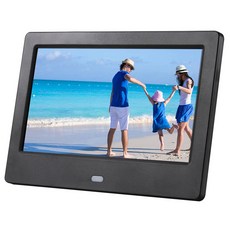 7 인치 Lcd 와이드 스크린 Hd Led 전자 사진 앨범 디지털 사진 프레임 벽 광고 기계 선물|사냥 카메라|, 1개, CHINA, black