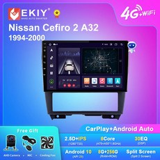 EKIY EKIYA1 EKIY 자동차 라디오 닛산 Cefiro 2 A32 1994-2000 내비게이션 GPS 1280*720 카플레이 자동 멀티미디어 플레이어 HU No 2 Din, 3.F7 2G 32G