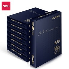 deli 득 력 (deli) 가 백금 70g A4 복사지 고급 용지 500 장 / 가방 8 1 상자 (박스 당 4000 장)