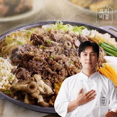 없음 김동완 한우불고기 전골 4팩세트(불고기전골400gx4팩+육수500gx2팩), 1