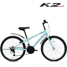 케이투바이크 K2BIKE 학생용 24인치 MTB자전거 KMT24GS 21단 조립별도, KMT24GS(레이브) 매트블랙