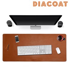 다이아코트 와이드 가죽 데스크 매트 / 대형 커버 덮개 패드 장패드 800x400x3