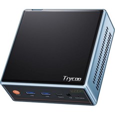 Trycoo HA4 미니 게이밍 PC AMD Ryzen 7 7735HS 프로세서8C/16T 4.75GHz 데스크 컴퓨터 Win 11 Pro 컴퓨터32GB DDR5 RAM/512GB, AMD Ryzen 5 6600H 16GB RAM 512