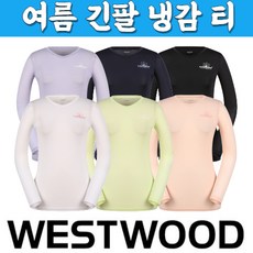 웨스트우드 WESTWOOD 여자 여름 긴팔 냉감 라운드 이너 티셔츠 N2/754