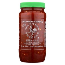 Huy Fong 소스 칠리 마늘 532ml(18온스), 1개