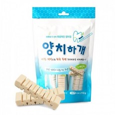 치석 감소 하루 두번 톱니모양 애견껌14p 치와아간식, 210g, 1개 - 양치껌