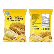 오리지널 태국 건두리안 칩 말린 자연 건조 두리안과자 25g, 1개