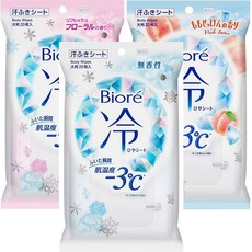 [3 개 어소트 세트] 비올레 냉 시트 리프레시 플로럴의 향기 비올레 냉 시트