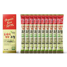 목건강에 도움을 주는 유기농 도라지생강조청, 10g, 10개