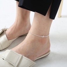 십자가매듭발찌