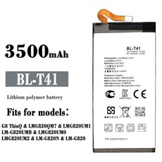 교체 배터리 BL-T41 G8 ThinQ BL T41 LMG820QM7 LMG820UM1 LM-G820UMB LMG820UM0 LM-G820N LM-G820 3500mAh, [01] BL-T41