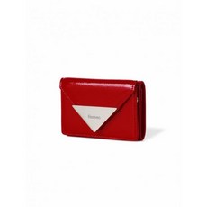 페넥 페넥 FENNEC CRINKLE TRIANGLE TRIPLE WALLET D - CHERRY RED
